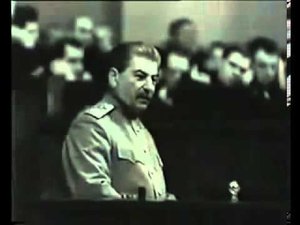 Речь Сталина в конце войны