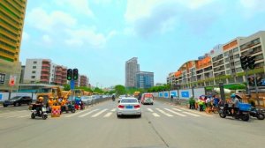 [4K] Driving downtown. Futain CBD to Baoan Center. City of Shenzhen China
