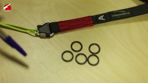 Парапланеризм: резиновые кольца для фиксации строп на коннекторах свободных концов