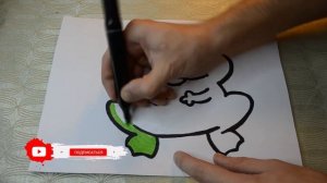 Рисуем лягушонка!)