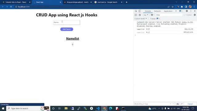CRUD App using React js Hooks | React CRUD Project | React Crud using hooks |React js hooks crud ap
