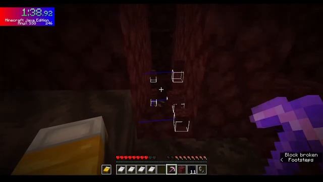 Minecraft Java Edition Beaten in under 3 minutes on a set seed смотреть онлайн