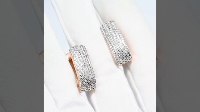 93-120-01764-1 - Серьги из золочёного серебра с фианитами ART | Transform смотреть онлайн