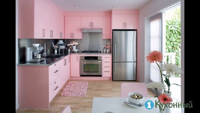 Кухни с красными фасадами в интерьере!