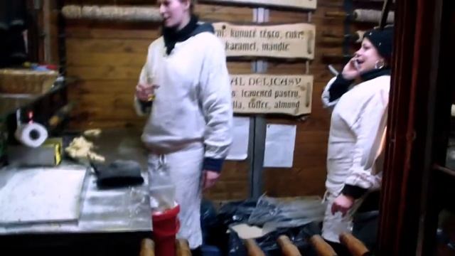 TRDLO,Trdelnik -- Трдельник.Национальная чешская выпечка на открытом огне,на углях.