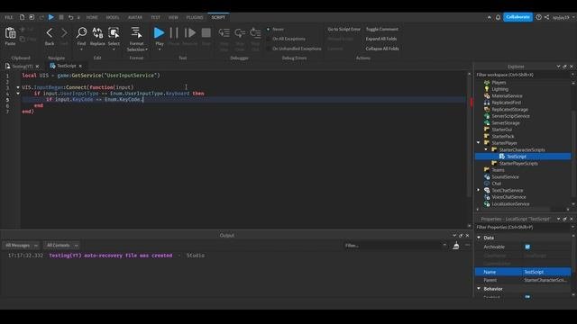 How To Script In Roblox In 2022! [Beginner Tutorial] (Part 3: UserInputService/Keybinds)