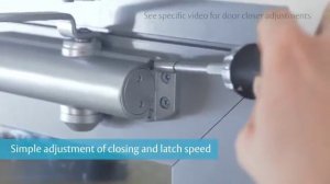 Установка доводчика ASSA ABLOY DC120