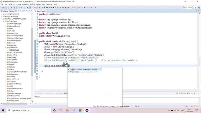 (in Hindi) cssSelector Basic Understanding смотреть онлайн