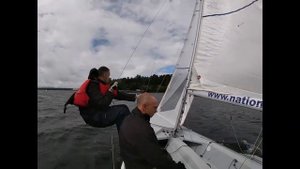 Тренировка на парусной яхте Эмка (Клязьминское водохранилище). Яхтинг в Подмосковье. Яхтенная школа