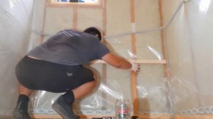 Перекрёстное утепление изнутри/ОБРЕШЕТКА!Каркасный дом своими руками 6на6