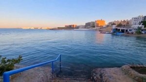 Пляж отелей Sphinx Aqua Park Resort *4 & King Tut Resort  *4.Хургада.Египет.