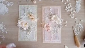 #ScrapMania_tm #scrapbooking Мастер класс Парные открытки