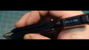 Миниатюрный цифровой Пинцет DT71 Smart SMD, портативный LCR измеритель. | #Обзор