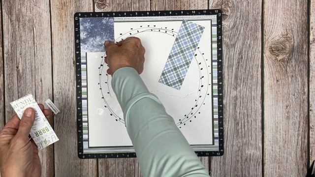 Scrapbook Layout Design Idea: Winter Wonderland Wreath смотреть онлайн