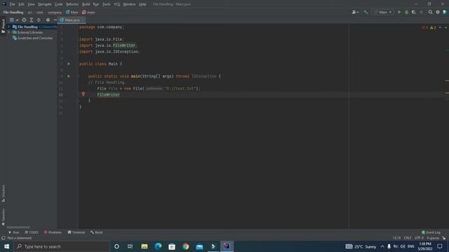 File Handling | Reading & Writing Files (I/O) | Java Tutorial For Beginners | #18