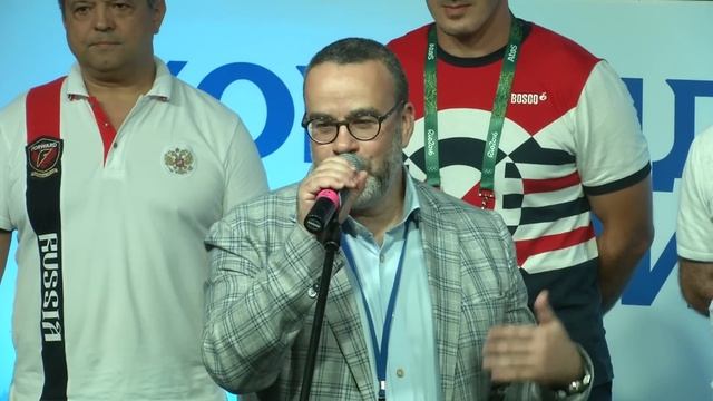 Чествование Беслана Мудранова в Доме Болельщиков. смотреть онлайн