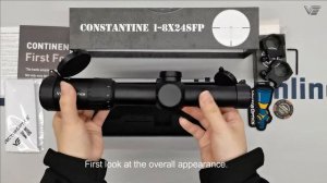 Vector Optics | Constantine 1-8x24 SFP (SCOC-27) What You Can Get 1/10 MIL True 1x Power // Unboxin
