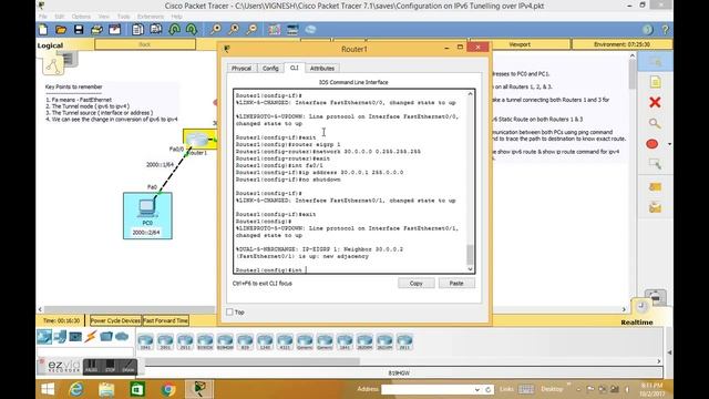 Configure IPv6 Tunneling over IPv4 смотреть онлайн