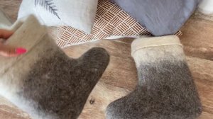 Настоящие русские валенки