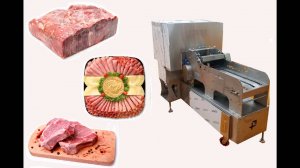 Слайсер нарезки замороженных блоков Frozen block slicing machine