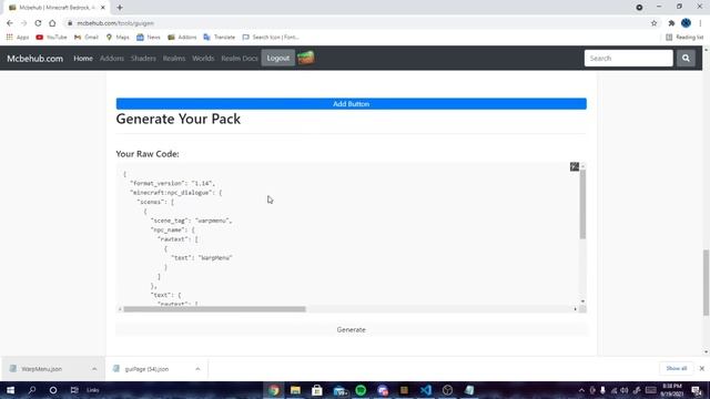 Server GUI | Generator | Minecraft Bedrock | /dialogue | Realms Worlds Servers | Addon + Download смотреть онлайн