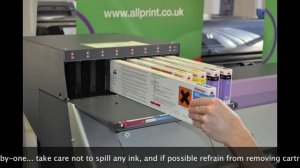 How to change Mimaki printer ink cartridges to Nazdar inks (and SAVE MONEY!)