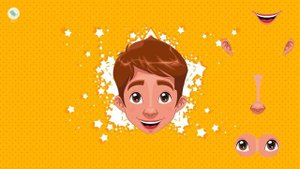 Finding face parts game | Crying baby learning face parts | Kids game