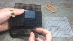 Японский пэчворк. Блок Домик №3 Block House