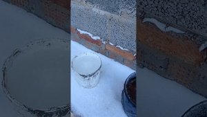 Незамерзайка на основе нитрата кальция в цементный раствор и что из этого вышло