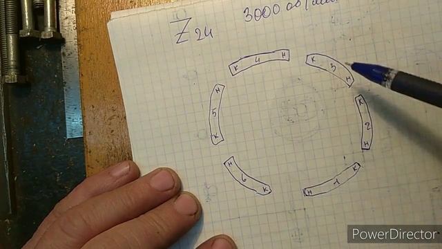 Ответ на вопрос . Схема намотки и схема соединения электродвигателя 3000 оборотов смотреть онлайн