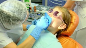 Видеосъемка для детского врача стоматолога. Лечение зубов без боли