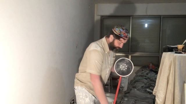 Шлифование стен и потолка. Круглый шлифок