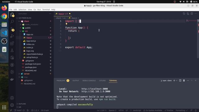 React and Go Fiber | Full Stack Golang Project | Part 9 | Grow Your Skill