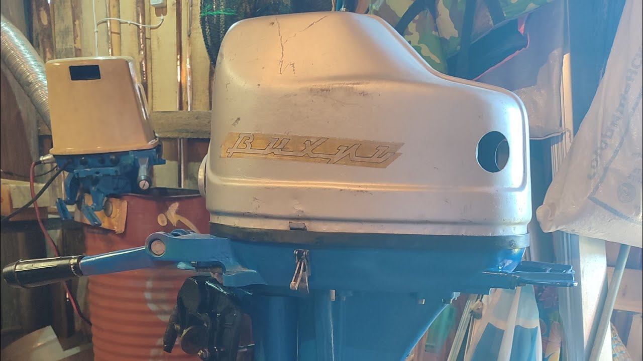 Лодочный мотор Вихрь 20 "Мазай" отреставрированный. Микропроцессорное зажигание, работа в бочке. смотреть онлайн