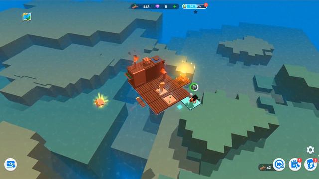 Idle Arks lp #1 Глава После Потопа. Кликер с элементами Выживание и Строительство в Море смотреть онлайн