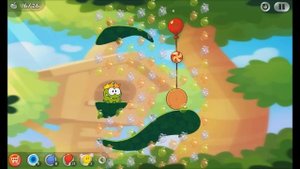 Cut the Rope 2 - Level 14 (3 stars, 26 fruits, 1 star)