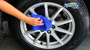 SOFTSPUN Microfiber Cloth for Car Cleaning and Detailing