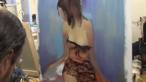 Научиться рисовать обнаженную девушку, Игорь Сахаров, живопись для начинающих, уроки рисования