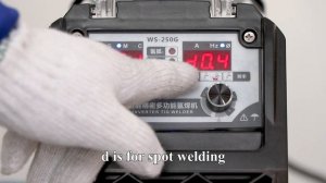 ANDELI TIG-250GPLC Pulse Cold Welding and Cleaning Welder ,TIG-250GPLC usage explanation
