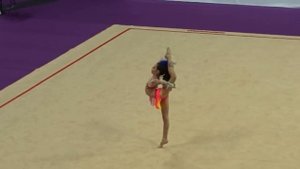 Гран При по художественной гимнастике Москва 2.03.14, выступления юных гимнасток