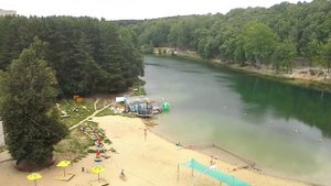 Казань, Дербышки ,озеро , церковь.