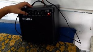 Unboxing Yamaha GA15II guitar amplifier