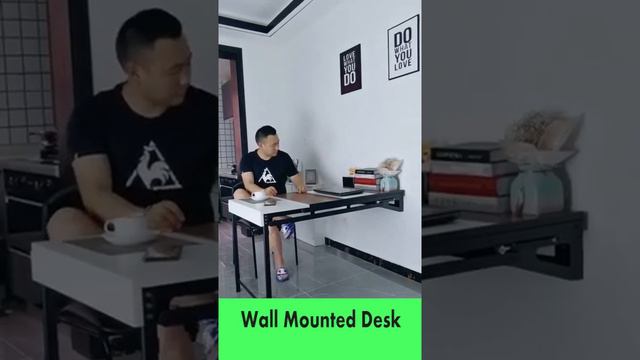 Wall Mounted Convertible Shelf and Table