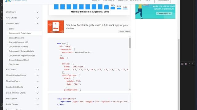 Quasar _ Add Charts From Apexcharts With Vue03 #quasar #vue #vueJS #Apexcharts #charts #web