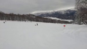 11.02.2022 - Тритон ниже 1600, Каскад, Нагано. Роза-Хутор.