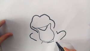 КАК НАРИСОВАТЬ ЛЯГУШКУ // РИСУЕМ ЛЯГУШКУ ЛЕГКО И ПРОСТО // КАК ЛЕГКО НАРИСОВАТЬ ЛЯГУШКУ