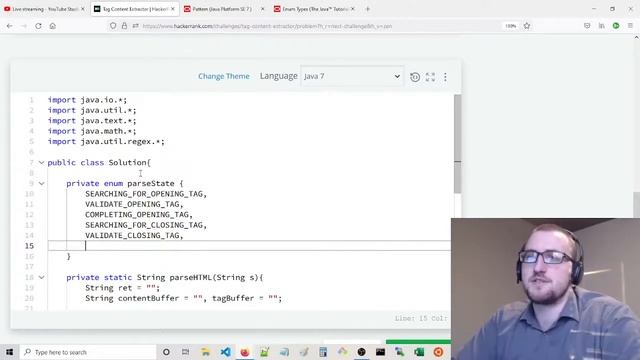 Learning Java on Hackerrank for some more time yet once again.