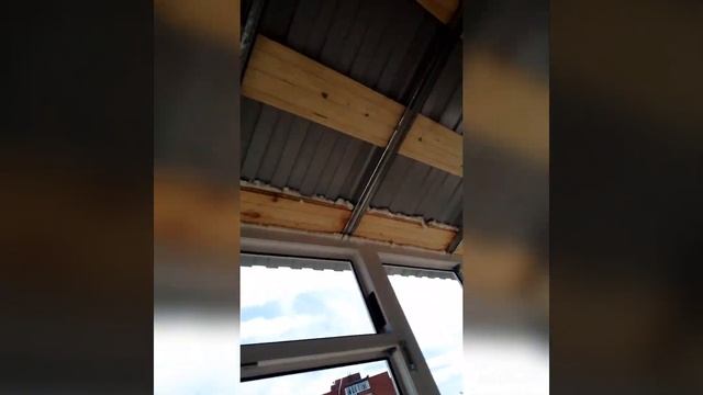 Тольятти Балкон в хрущевке с выносом на 20 см. + крыша. смотреть онлайн