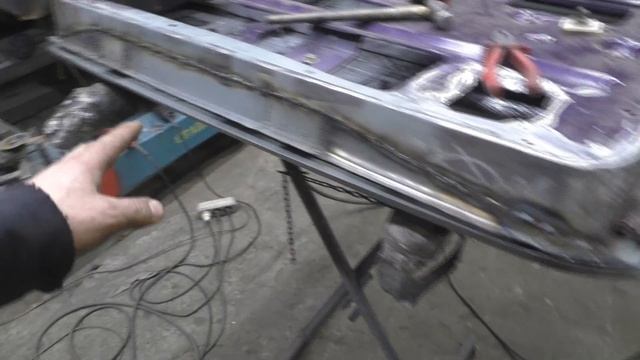 Ремонт каркаса двери Нива полный кузовной ремонт ч.11 смотреть онлайн