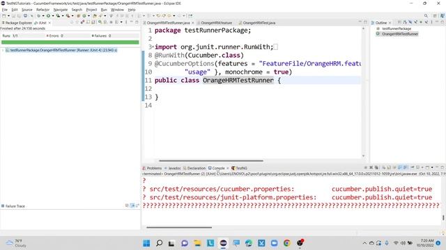 How to generate Reports in Cucumber Framework | Selenium BDD Cucumber Framework - Part 03